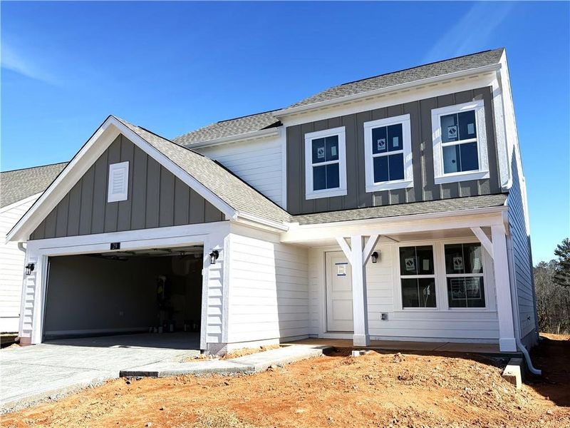 In-progress construction of a new home in Twin Lakes, Hoschton, GA (Image 4).