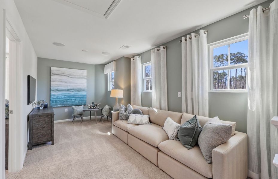 Furnished interior view inside a new home in Waterways, Richmond Hill (Image 5).