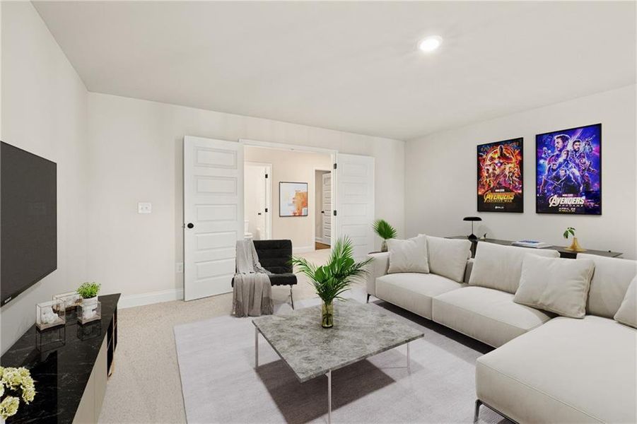 Furnished interior view inside a new home in Salacoa, Calhoun (Image 17).