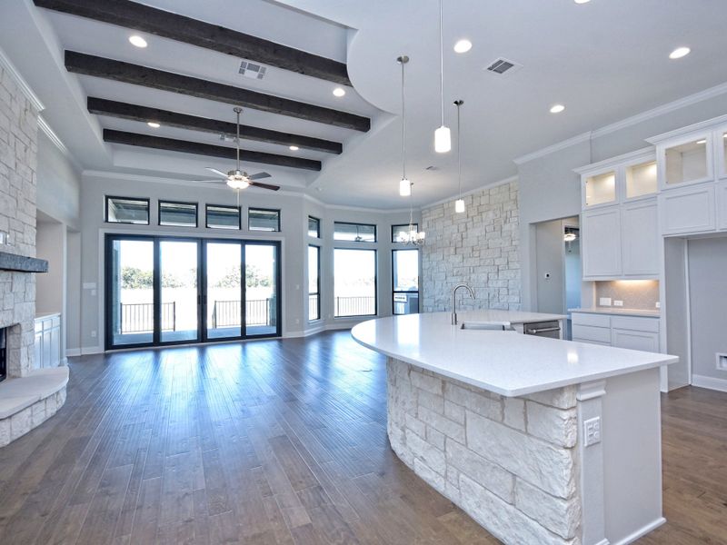 Image 541 representing the San Simeon I by Giddens Homes in Clearwater Ranch, Liberty Hill, TX.