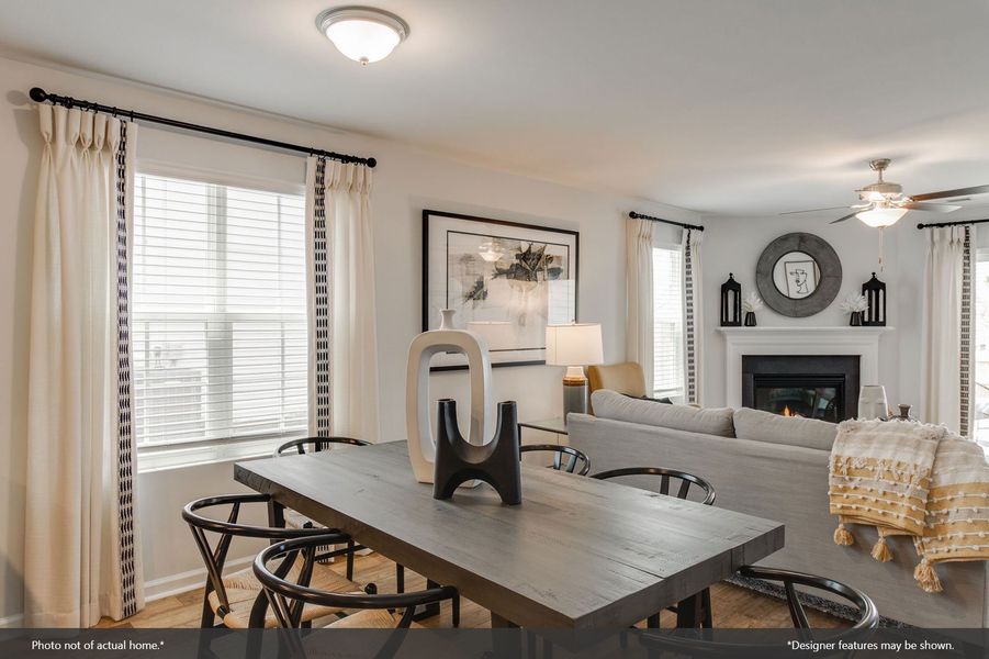 Furnished interior view inside a new home in Braxton Place, Moore (Image 5).