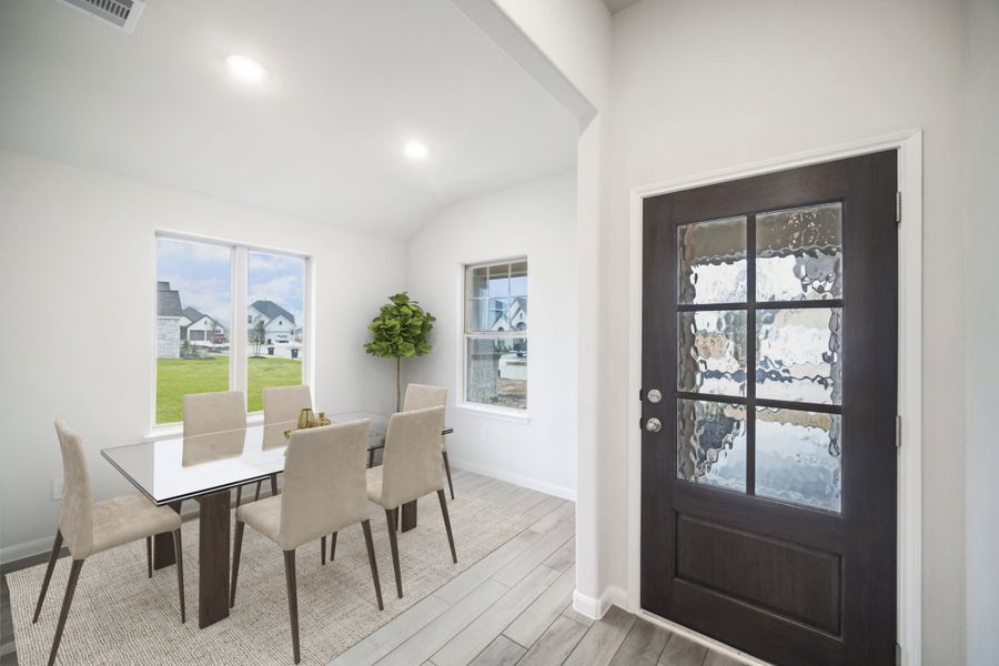 Representative furnished interior of a home built from the Hickory by Beazer Homes in Arabella on the Prairie, Richmond (Image 5).