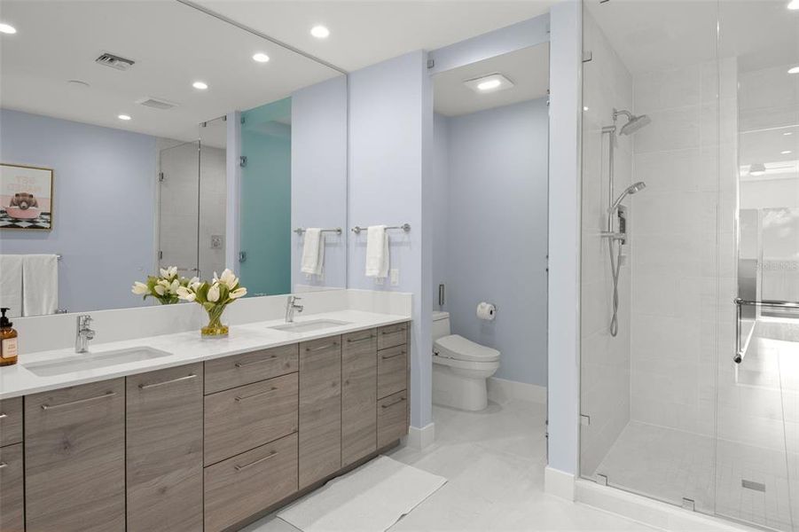 Furnished interior view inside a new home in , St. Petersburg (Image 21).