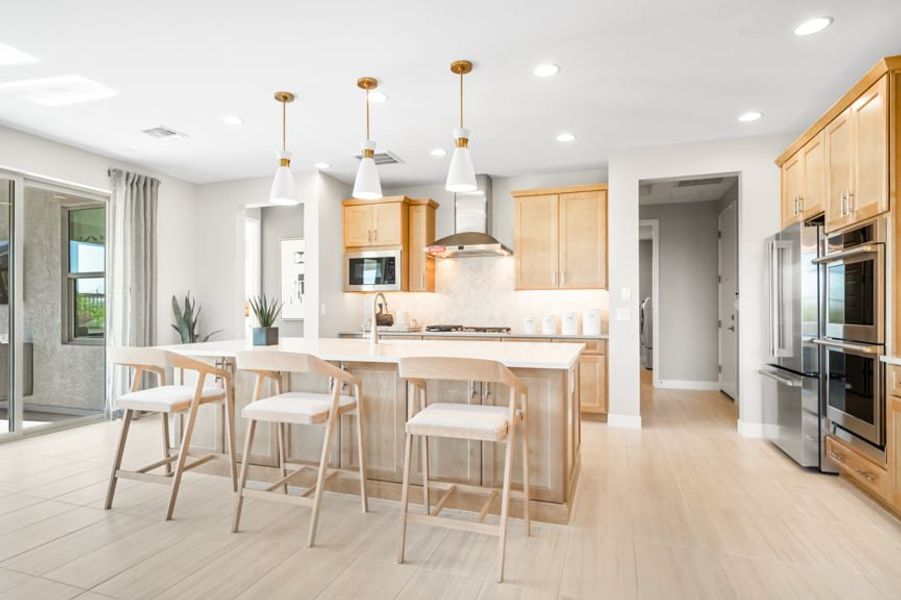 Representative furnished interior of a home built from the Sunrise by Taylor Morrison in Ovation at Meridian 55+, Queen Creek (Image 9).