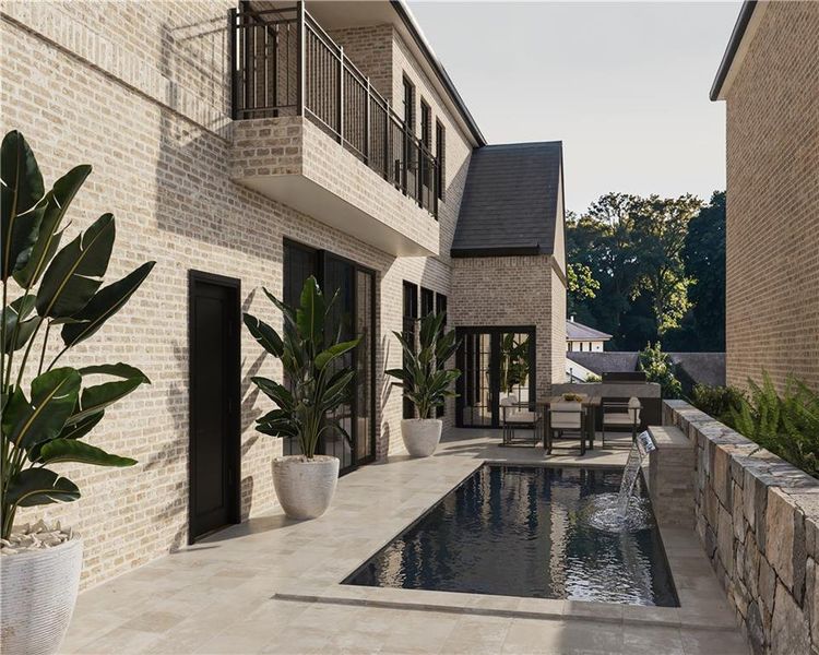 Exterior details and patio area of a home in , Alpharetta (Image 3).