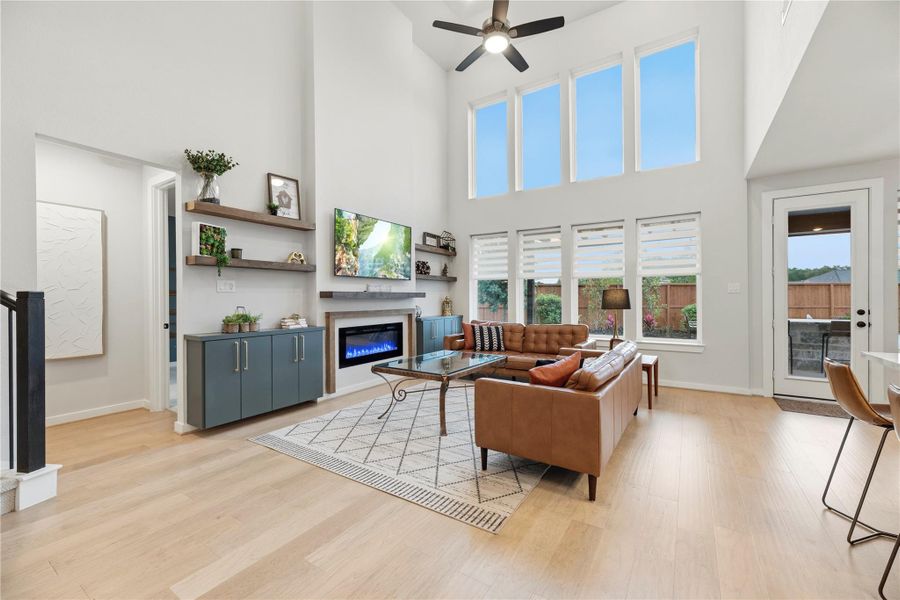 Furnished interior view inside a new home in Towne Lake 45', 50', 80', Cypress (Image 6).