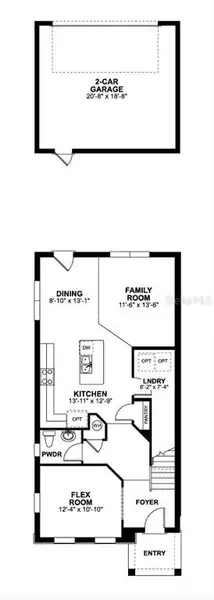 2D floor plan layout of this home in Center Lake on the Park, St. Cloud, FL (Image 3). 2D floor plan layout of this home in Center Lake on the Park, St. Cloud, FL (Image 3).