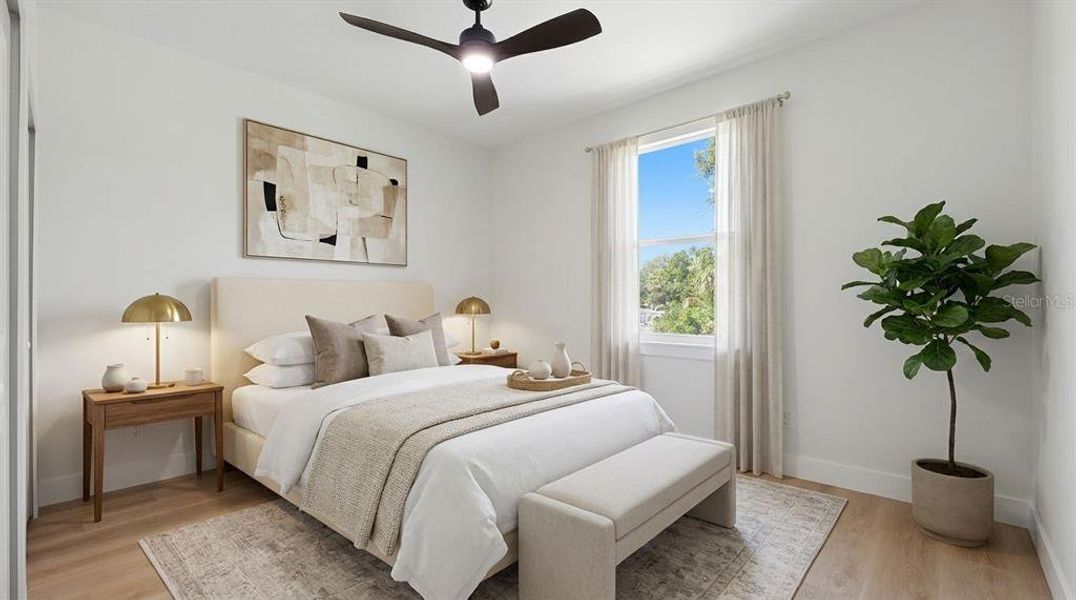 Furnished interior view inside a new home in , Tampa (Image 61).