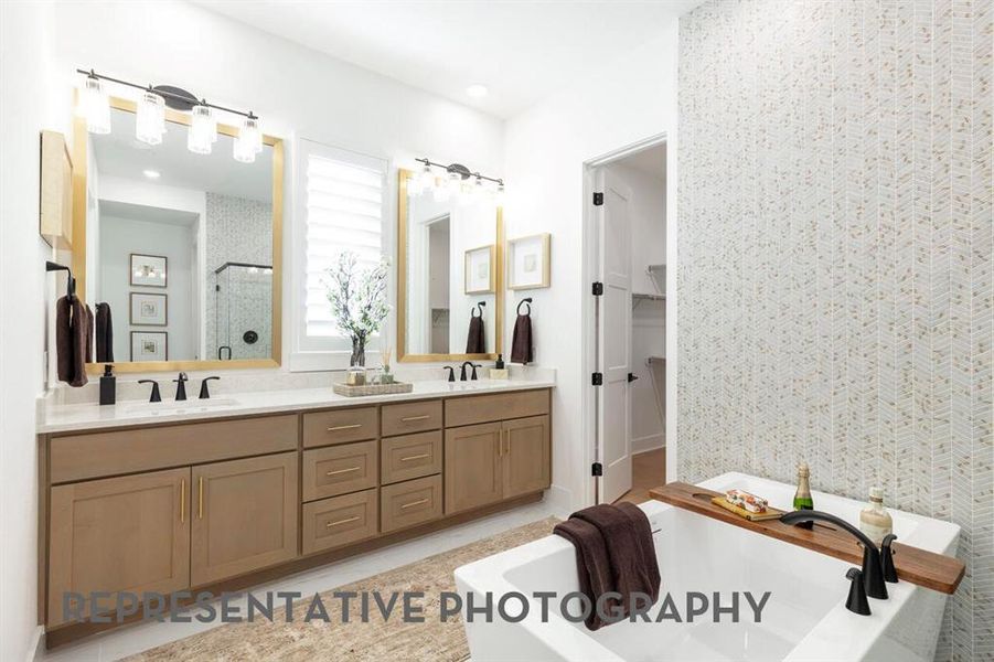 Furnished interior view inside a new home in Goodland, Midlothian (Image 17).