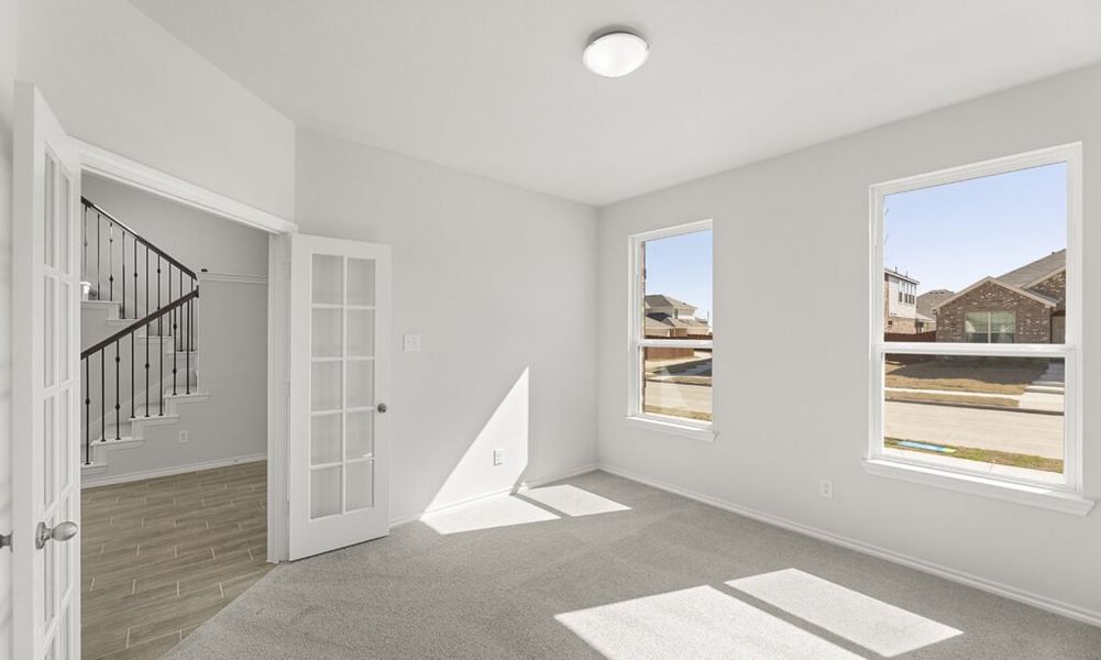 Representative exterior photo of a completed home built from the Thorndale by Impression Homes in Heartland, Heartland, TX (Image 14). Representative exterior photo of a completed home built from the Thorndale by Impression Homes in Heartland, Heartland, TX (Image 14).