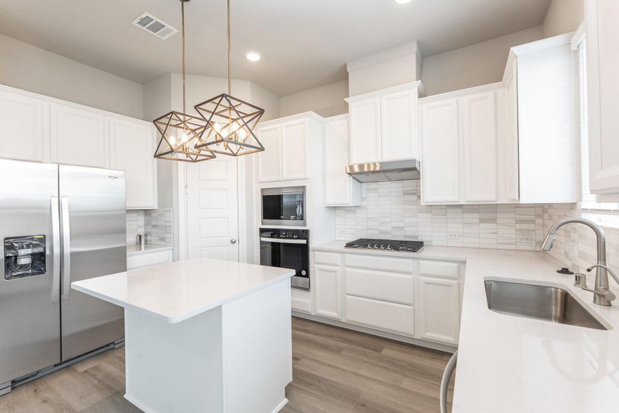 Furnished interior view inside a new home in Dunvale Village - Patio Home Collection, Houston (Image 8).