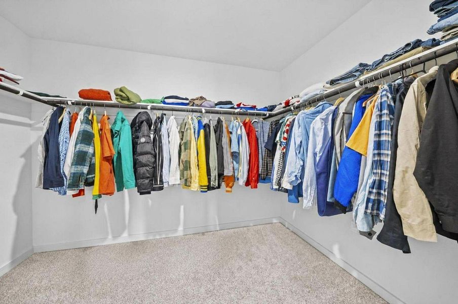 Master walk in closet Master walk in closet