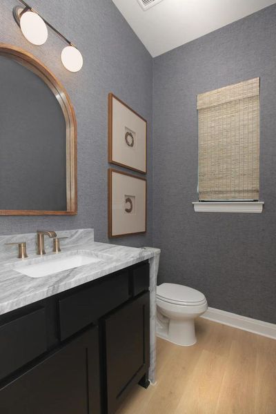 Furnished interior view inside a new home in Wolf Ranch West Bend - 60', Georgetown (Image 17).