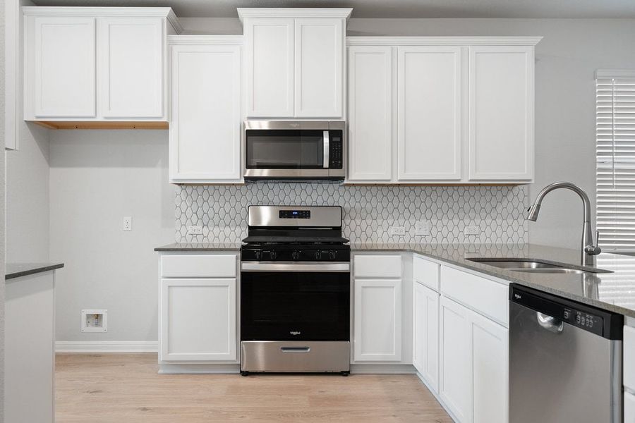 Furnished interior view inside a new home in Porter Country, Kyle (Image 5). Furnished interior view inside a new home in Porter Country, Kyle (Image 5).