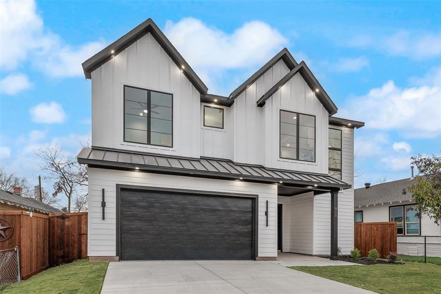 Front exterior of a new home in , Dallas, TX, highlighting curb appeal (Image 29).