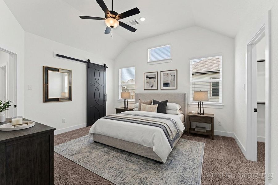 Furnished interior view inside a new home in , Katy (Image 11).