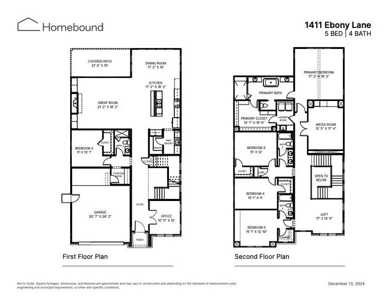 2D floor plan layout of this home in , Houston, TX (Image 4).