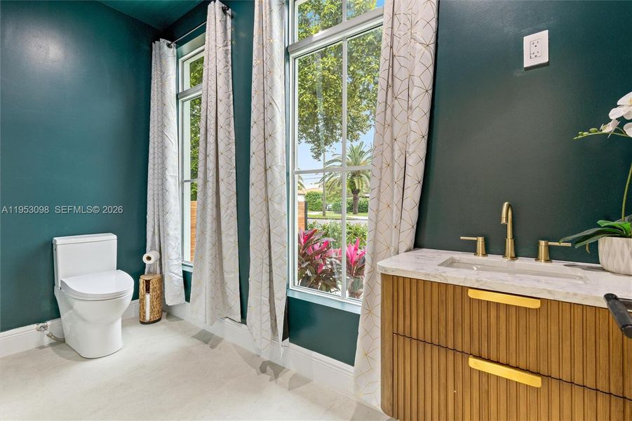 Furnished interior view inside a new home in , Miami (Image 15).