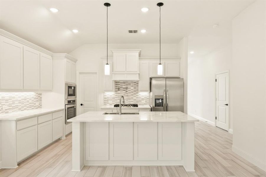 Furnished interior view inside a new home in West Crossing, Anna (Image 6).