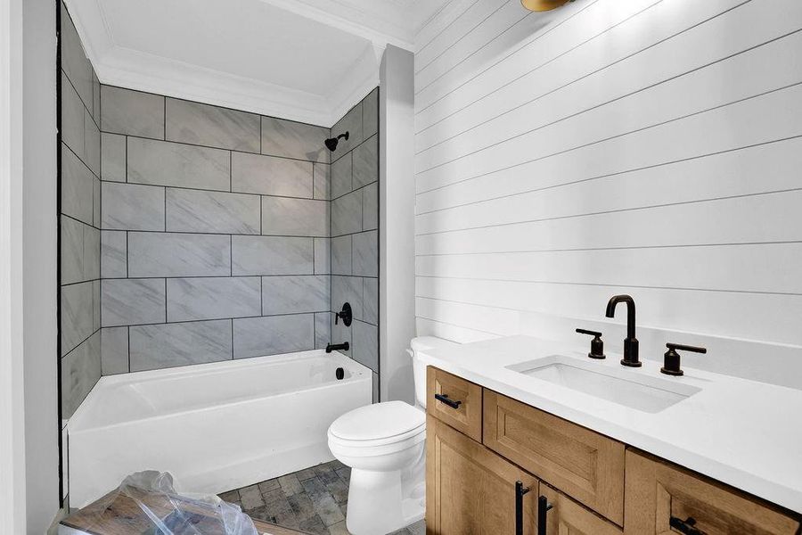 Furnished interior view inside a new home in , Canton (Image 12).