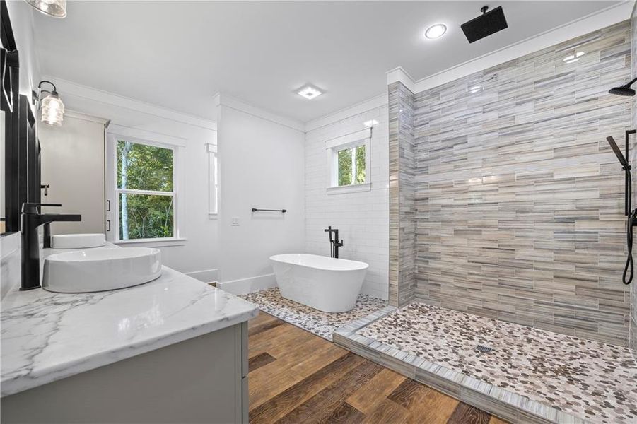 Furnished interior view inside a new home in , Flowery Branch (Image 72).