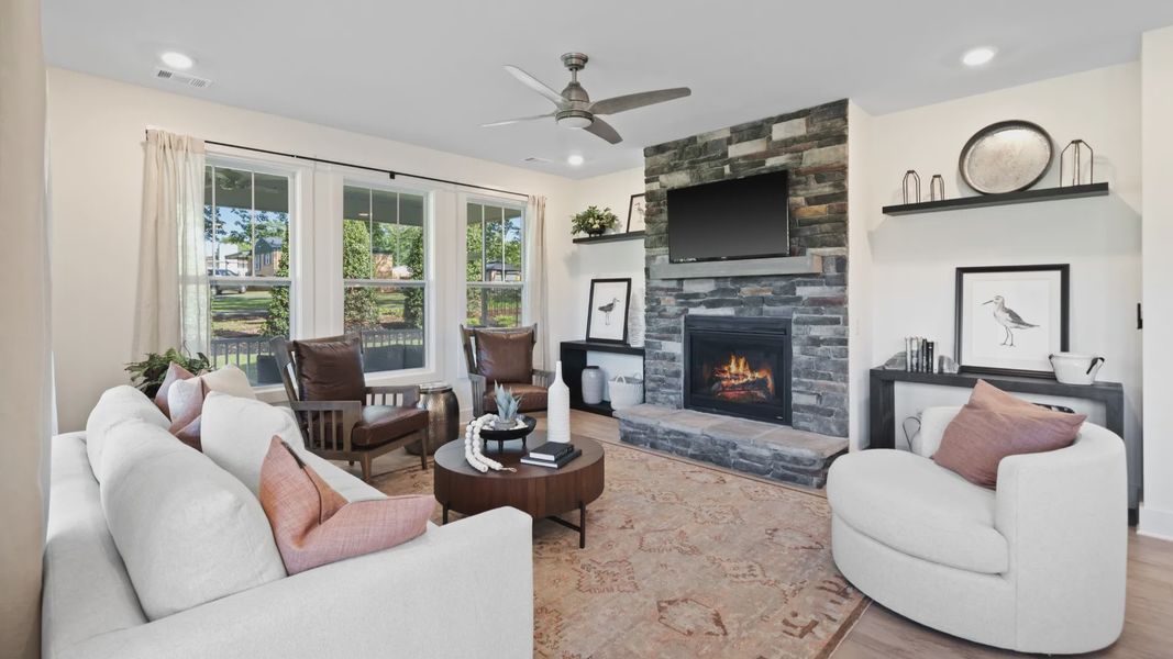 Representative furnished interior of a home built from the Augusta by DRB Homes in Robert's Farm, Greenville (Image 14). Representative furnished interior of a home built from the Augusta by DRB Homes in Robert's Farm, Greenville (Image 14).