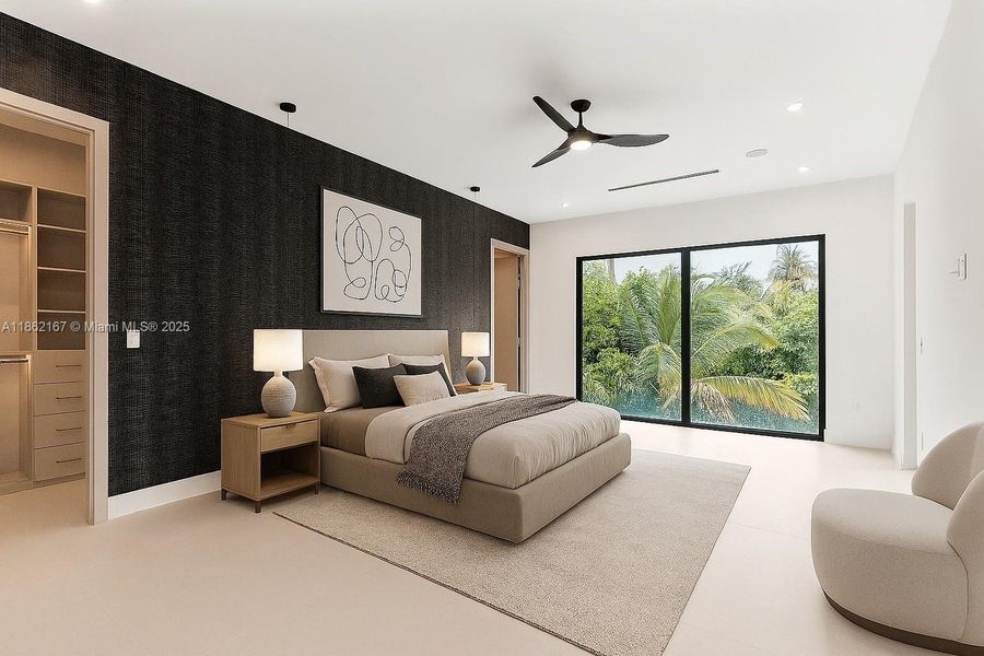 Furnished interior view inside a new home in , Fort Lauderdale (Image 4).