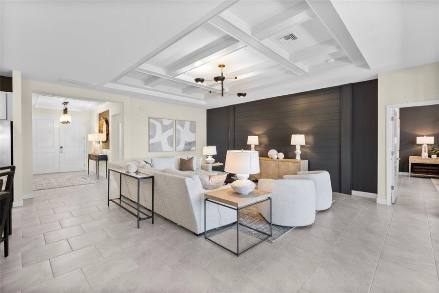 Furnished interior view inside a new home in Rye Ranch, Parrish (Image 22).