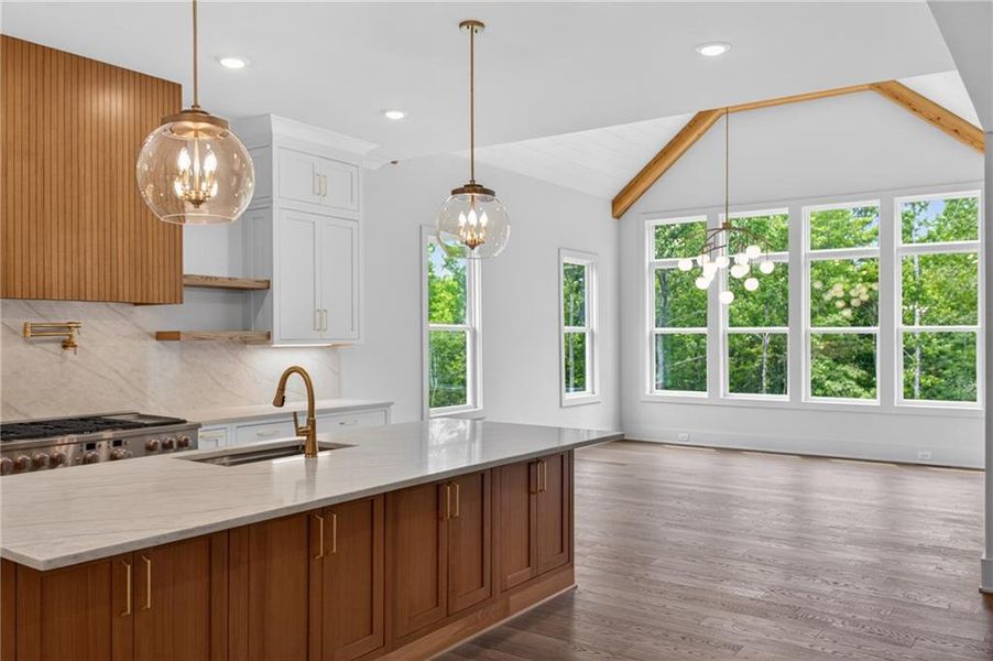 Furnished interior view inside a new home in , Buford (Image 14).