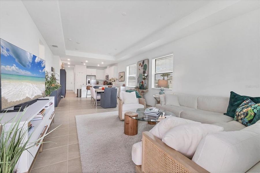 Furnished interior view inside a new home in , Sarasota (Image 17). Furnished interior view inside a new home in , Sarasota (Image 17).