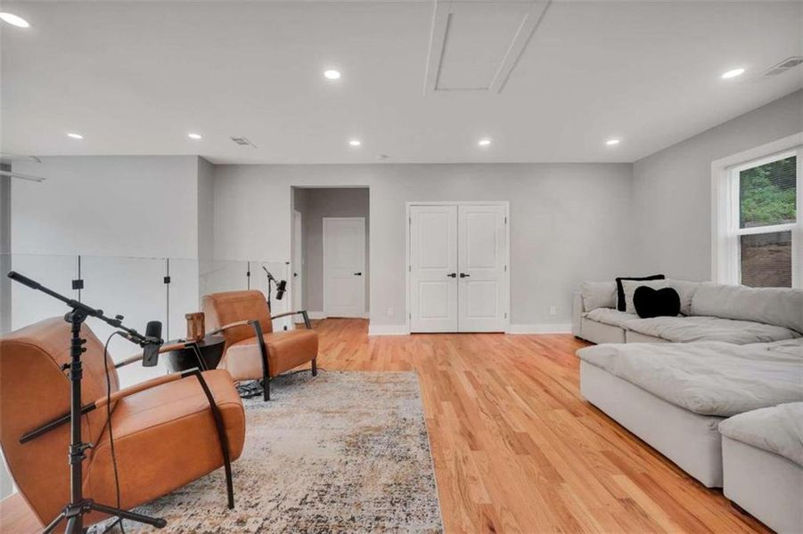 Furnished interior view inside a new home in , Atlanta (Image 45).