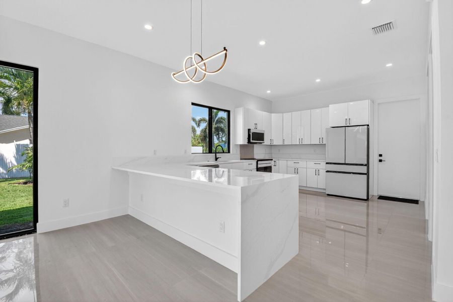 Furnished interior view inside a new home in , Palm Springs (Image 6).