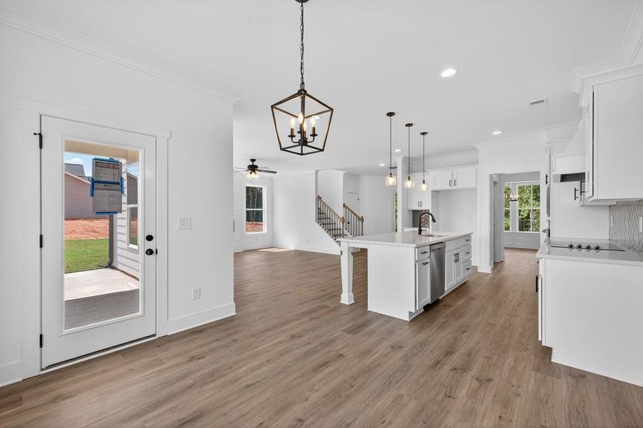 Furnished interior view inside a new home in Magnolia Ridge, Monroe (Image 6).