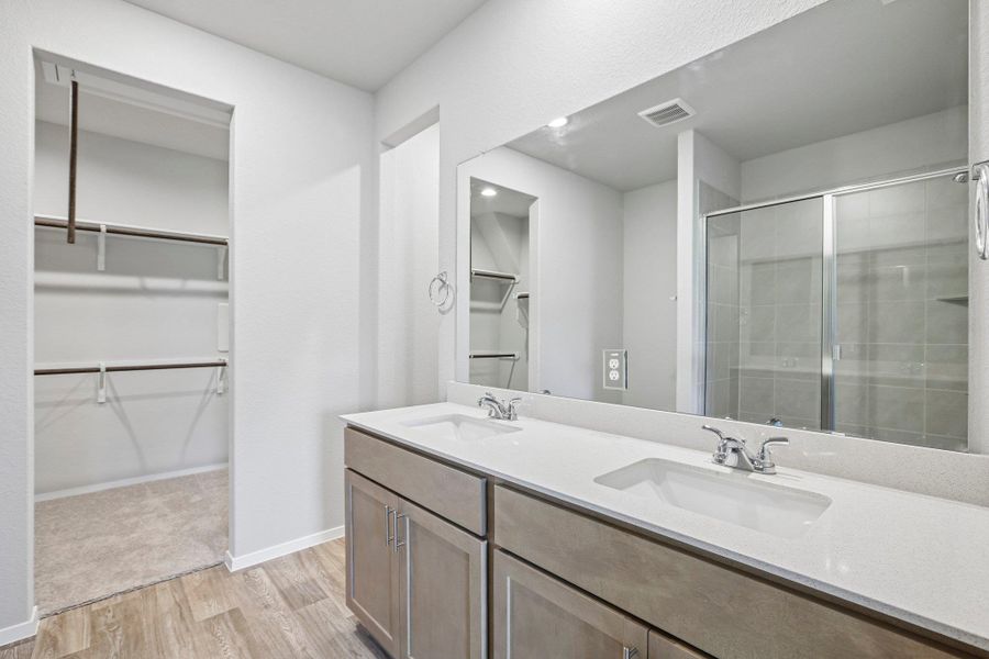 Furnished interior view inside a new home in Cloverleaf, Austin (Image 7).