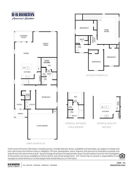 2D floor plan layout for the Sally - X30S by D.R. Horton in August Trails, Needville, TX (Image 2). 2D floor plan layout for the Sally - X30S by D.R. Horton in August Trails, Needville, TX (Image 2).