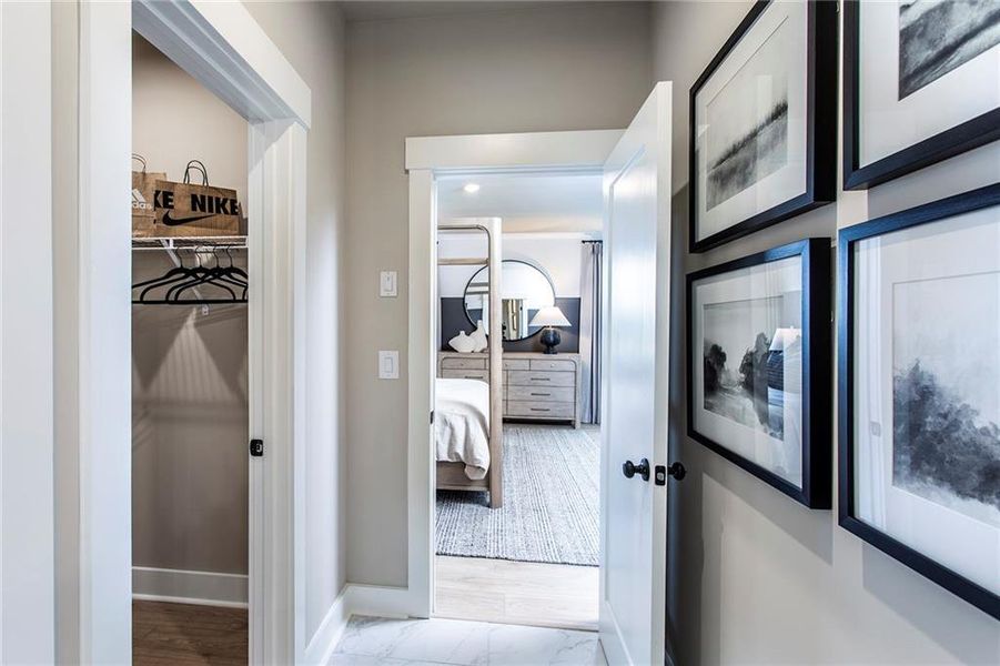 Furnished interior view inside a new home in Easton Walk, Lawrenceville (Image 14). Furnished interior view inside a new home in Easton Walk, Lawrenceville (Image 14).