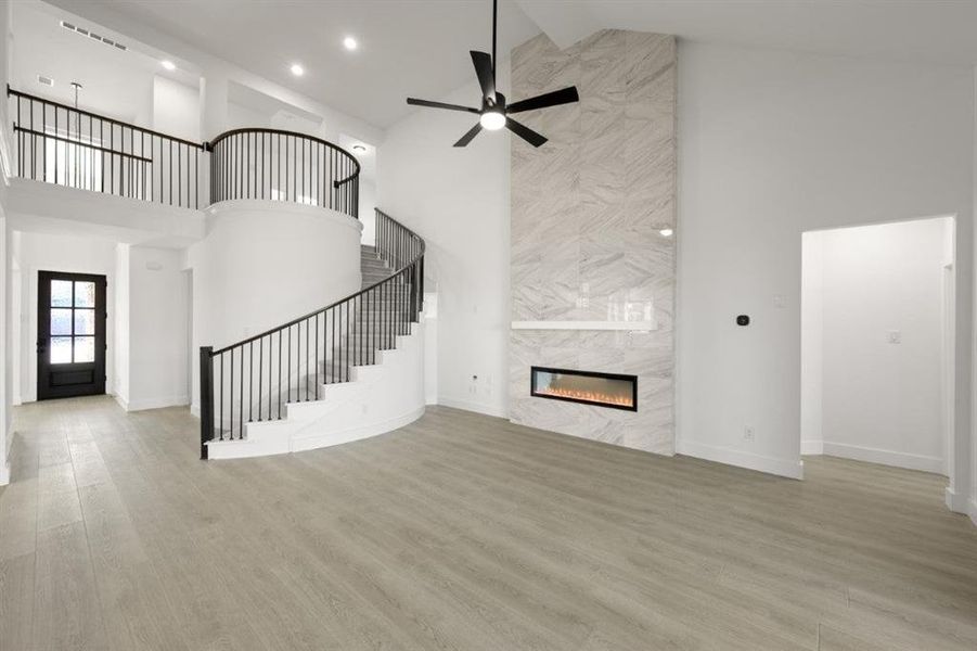 Spacious, unfurnished interior of a new home in Westside Preserve, Midlothian (Image 28).