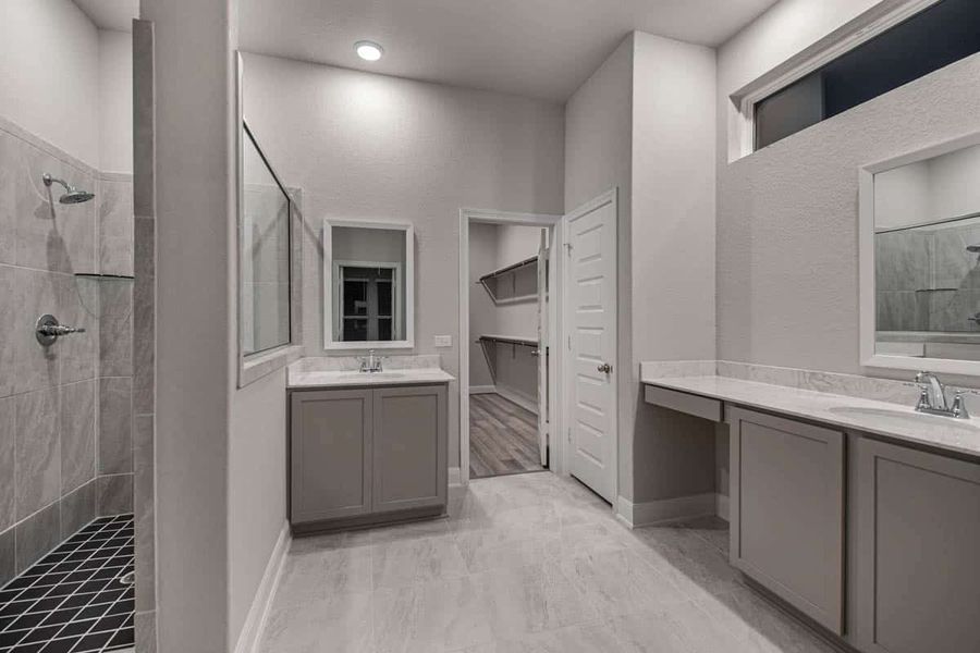 Representative furnished interior of a home built from the Shenandoah by Chesmar Homes in Berry Creek Highlands, Georgetown (Image 6).