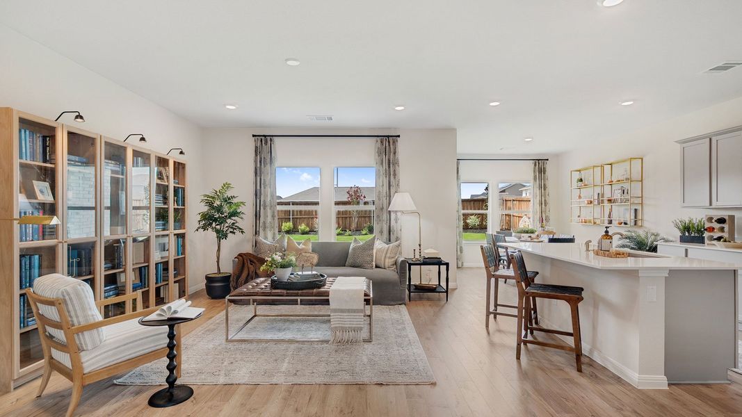Representative furnished interior of a home built from the The Naples by D.R. Horton in Thunder Rock, Marble Falls (Image 4). Representative furnished interior of a home built from the The Naples by D.R. Horton in Thunder Rock, Marble Falls (Image 4).