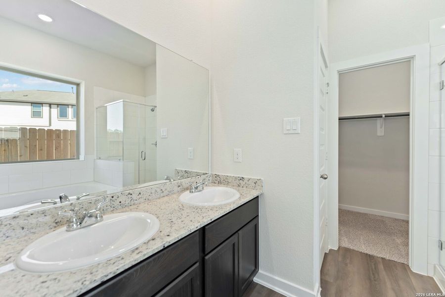 Furnished interior view inside a new home in Hunters Ranch, San Antonio (Image 5). Furnished interior view inside a new home in Hunters Ranch, San Antonio (Image 5).