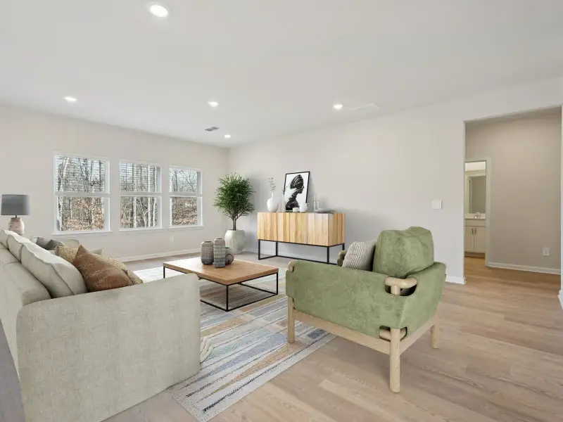 Furnished interior view inside a new home in Harmony Manor, Fairburn (Image 4).
