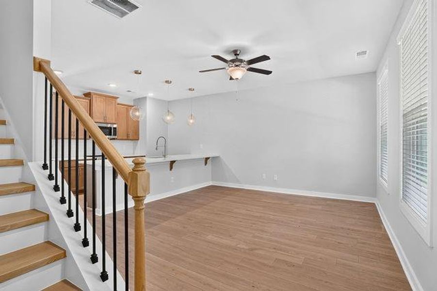 Spacious, unfurnished interior of a new home in The Cottages at East Lanier, Fayetteville (Image 12).