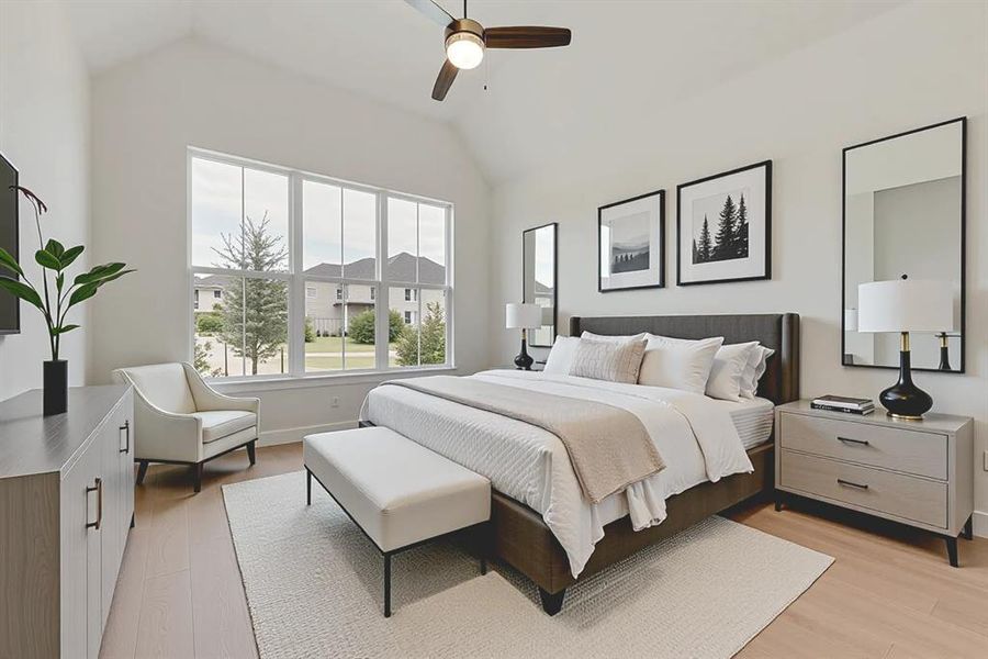 Furnished interior view inside a new home in The Grove Frisco - 40' Lots, Frisco (Image 10).