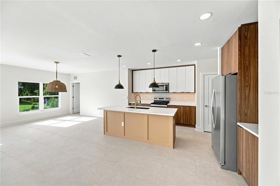Furnished interior view inside a new home in , Venice (Image 6). Furnished interior view inside a new home in , Venice (Image 6).