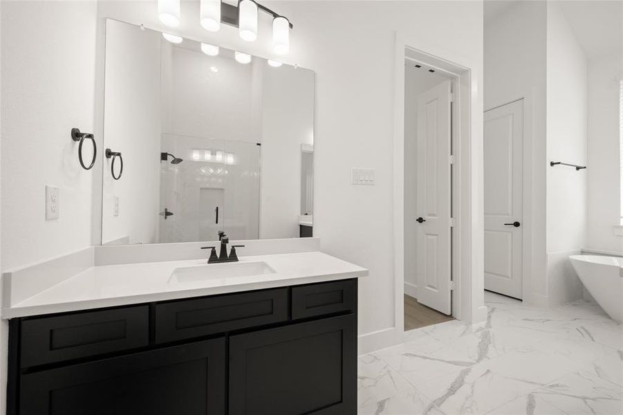 Furnished interior view inside a new home in Birdsong, Mansfield (Image 16). Furnished interior view inside a new home in Birdsong, Mansfield (Image 16).