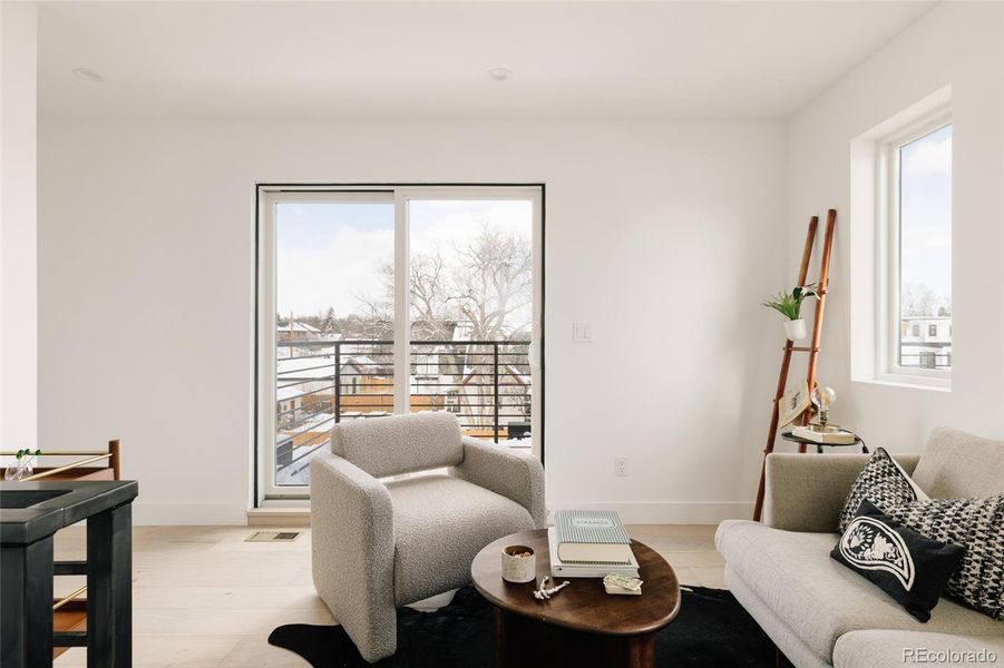 Furnished interior view inside a new home in , Denver (Image 36).