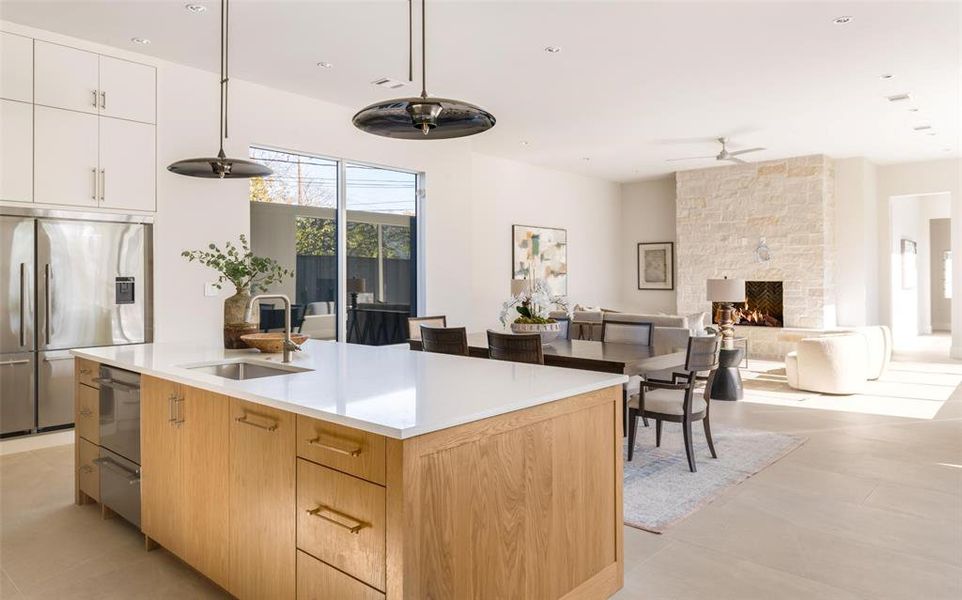 Furnished interior view inside a new home in , Dallas (Image 14). Furnished interior view inside a new home in , Dallas (Image 14).