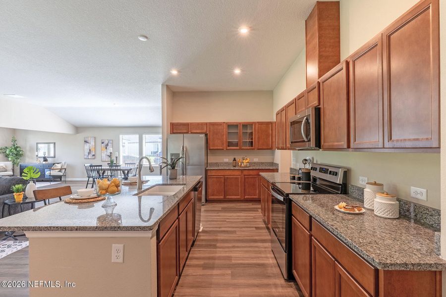 Furnished interior view inside a new home in Edinburgh Village, Jacksonville (Image 53).