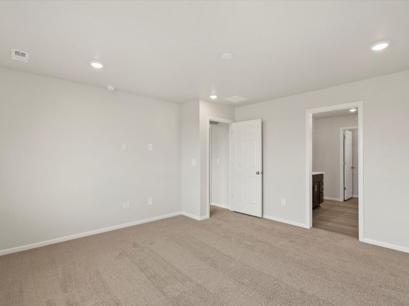 Spacious, unfurnished interior of a new home in Poudre Heights: The Lakes Collection, Windsor (Image 12). Spacious, unfurnished interior of a new home in Poudre Heights: The Lakes Collection, Windsor (Image 12).