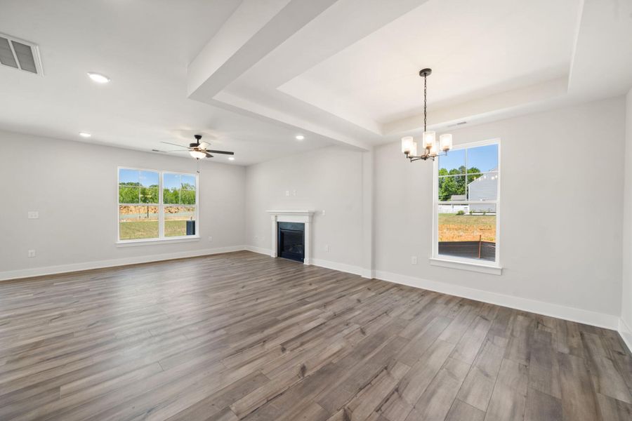 Spacious, unfurnished interior of a new home in Hayes Village, Greensboro (Image 13).